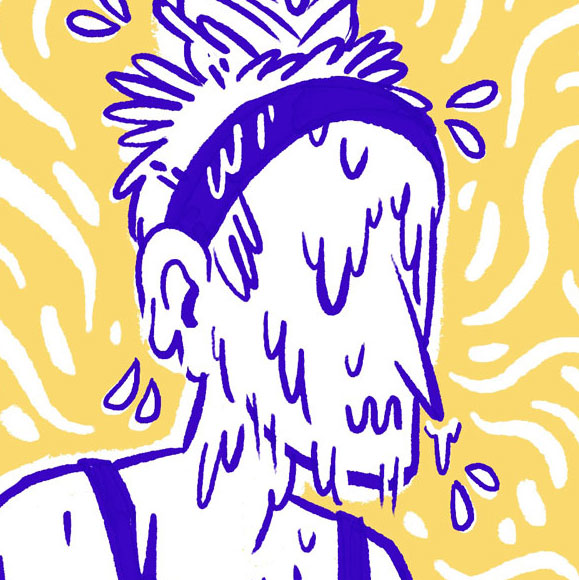 portrait of the artist as a new hot yogi